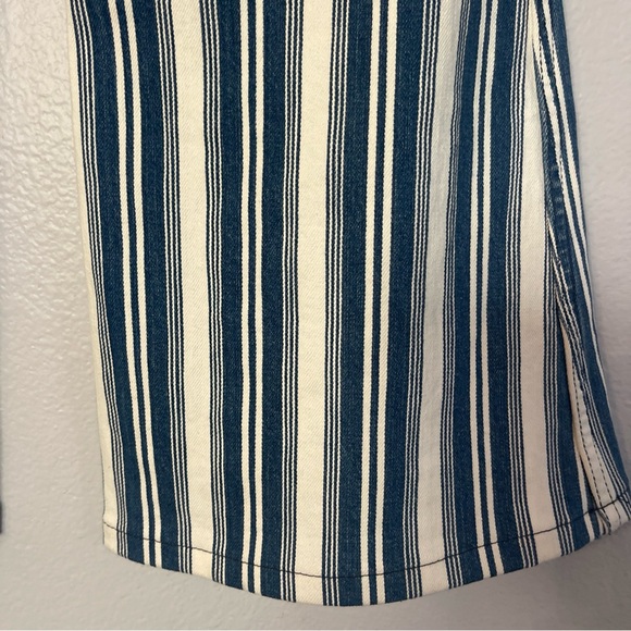 Free People Striped Flared Women Jeans - Picture 7 of 7